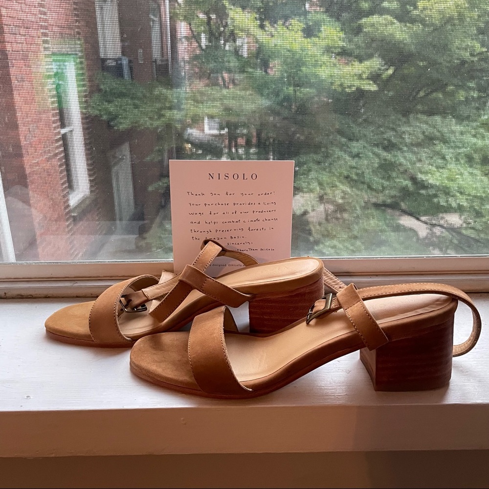 Nisolo block heel sandal